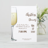 Dîner de Noël Invitation (Debout devant)