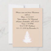 Dîner de Noël Invitation (Dos)