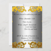 Dîner de Noël Invitation (Dos)