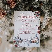 Dîner de Noël Invitation Noël Invitation de fête d