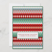 Dîner de Noël Invitation vacances Soiree (Dos)