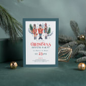 Dîner de noisettes de Noël invitation 2