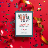 Dîner de noisettes de Noël invitation 2