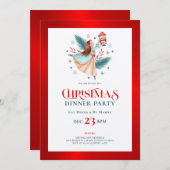 Dîner de noix invitation (Devant / Derrière)