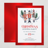 Dîner de noix invitation (Devant / Derrière)