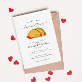 Dîner de répétition Amour et Tacos Invitation