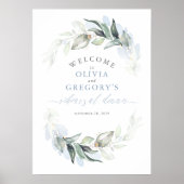 Dîner de répétition bleu vert Dusty Affiche de bie (Devant)