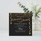 Dîner de répétition budgétaire Invitation (Debout devant)