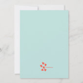 Dîner de répétition Cactus Couple Invitation (Dos)