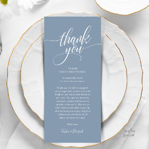 Dîner de répétition Carte de remerciements de régl