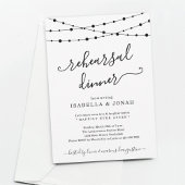 Dîner de répétition classique Invitation
