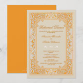 Dîner de répétition classique Vignette Invitation  (Devant / Derrière)