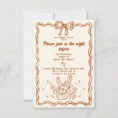 Dîner de répétition d'automne lunaire Invitation ・ (Devant)