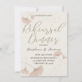 Dîner de répétition de calligraphie Invitation Ter (Devant)