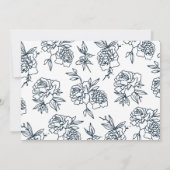 Dîner de répétition de jardin secret Invitation (Dos)