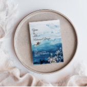 Dîner de répétition de l'océan rustique Invitation