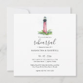 Dîner de répétition de phare sur mesure Invitation (Devant)