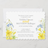 Dîner de répétition de printemps invitation (Dos)