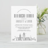 Dîner de répétition de San Diego | Invitation Skyl (Debout devant)