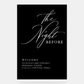 Dîner de répétition de script moderne Bienvenue no (Recto)