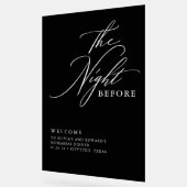 Dîner de répétition de script moderne Bienvenue no (Angle)