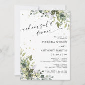 Dîner de répétition de verdure Invitation (Devant)