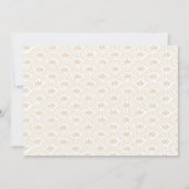 Dîner de répétition Deco Seigaiha Invitation (Dos)