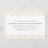 Dîner de répétition Deco Seigaiha Invitation (Devant / Derrière)