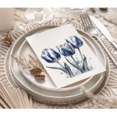 Dîner de répétition Delft Blue Tulip Invitation