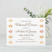 Dîner de répétition Desert Chic Sedona Invitation (Debout devant)