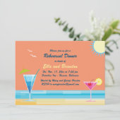 Dîner de répétition d'été Orange Invitation (Debout devant)