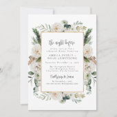 Dîner de répétition d'hiver Invitation (Devant)