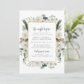 Dîner de répétition d'hiver Invitation (Debout devant)