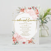 Dîner de répétition d'hiver Invitation aquarelle (Debout devant)