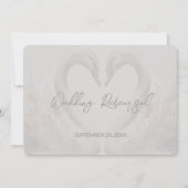 Dîner de répétition du Mariage de cygne Invitation (Devant)