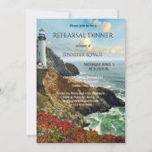 Dîner de répétition du phare nautique Invitation (Devant)