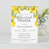 Dîner de répétition du verger d'agrumes Invitation (Debout devant)