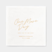 Dîner de répétition d'un Mariage de script d'une j (Recto)