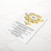 Dîner de répétition élégant Invitation (Rotation)