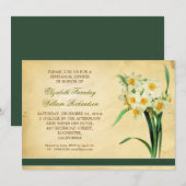 dîner de répétition élégant invitation (Devant / Derrière)