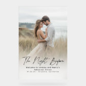 Dîner de répétition élégant moderne Affiche de bie (Recto)