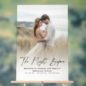 Dîner de répétition élégant moderne Affiche de bie (Neutre)