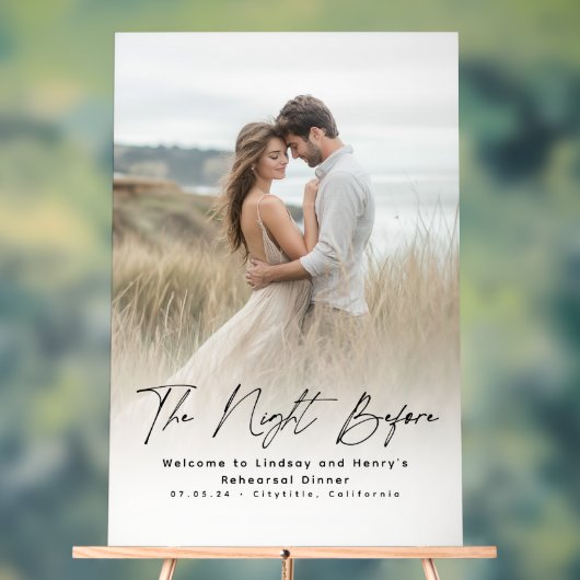 Dîner de répétition élégant moderne Affiche de bie (Neutre)