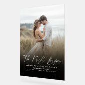 Dîner de répétition élégant moderne Affiche de bie (Angle)