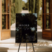 Dîner de répétition en acrylique noir Affiche de b