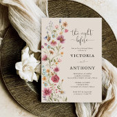 Dîner de répétition Fleur sauvage Boho Invitation