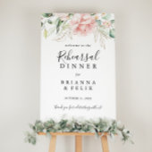 Dîner de répétition Gold Green Foliage Affiche de 