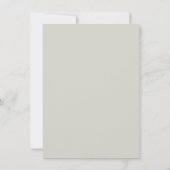 Dîner de répétition Gold & Green Invitation (Dos)