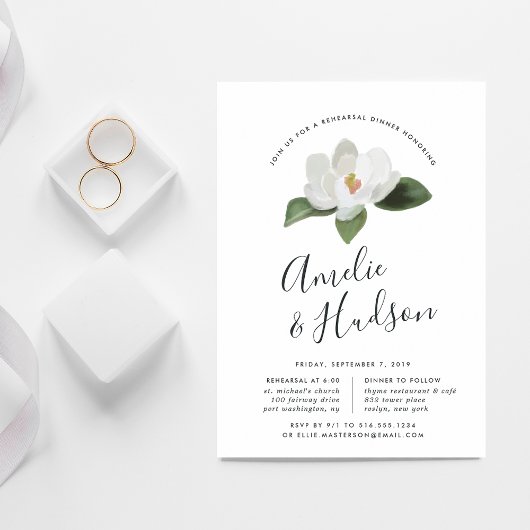 Dîner de répétition Grandiflora Invitation