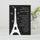 Dîner de répétition hiver à Paris Invitation (Debout devant)